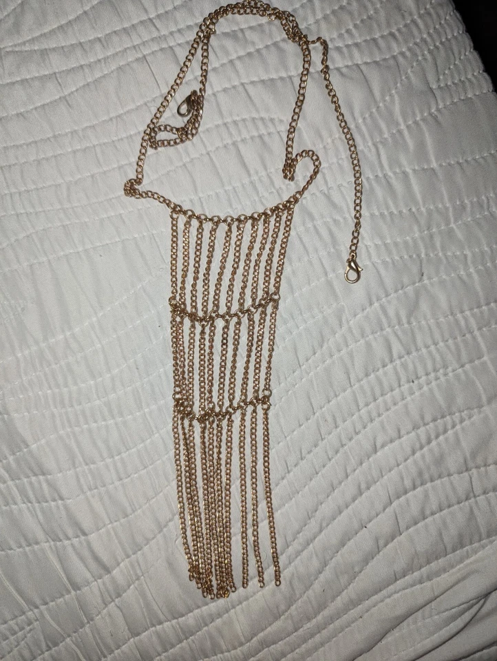 Gold Tone Body Chain Jewelry - Image 1 of 1