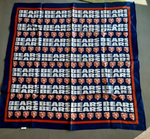 Rare!! Vintage 1974 NFL Chicago Bears Bandana/scarf /handkerchief - Picture 1 of 6