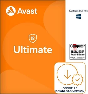 AVAST Ultimate 2025 10 Geräte 1 Jahr | Mehrere Geräte | Antivirus 2026 DE avast! - Picture 1 of 4