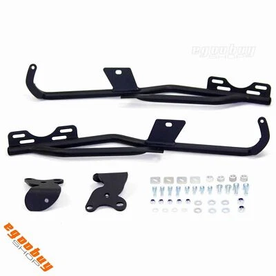 Portaequipajes trasero de acero negro para Honda CB500X CB500XA 2013-2016 Foto 1 de 4
