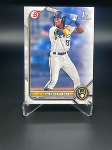 2022 Bowman 1st Prospects Base Hendry Mendez BP-88 Brewers - Free Shipping - Picture 1 of 2
