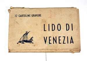 Vintage Lido Di Venezia Italien 12 Postkarten Reise 30er/40er Jahre CSM3 - Bild 1 von 5