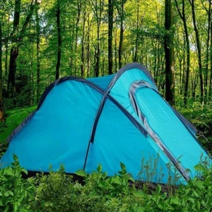 Camping Zelt 3-4 Personen Wasserdicht 4 Jahreszeiten Outdoor Wandern Familie Camo Zelte - Bild 1 von 13