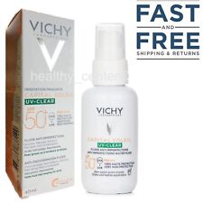 Vichy Capital Soleil UV-Clear SPF50+ Anti-Imperfections Fluid Sunscreen  40mlNIB