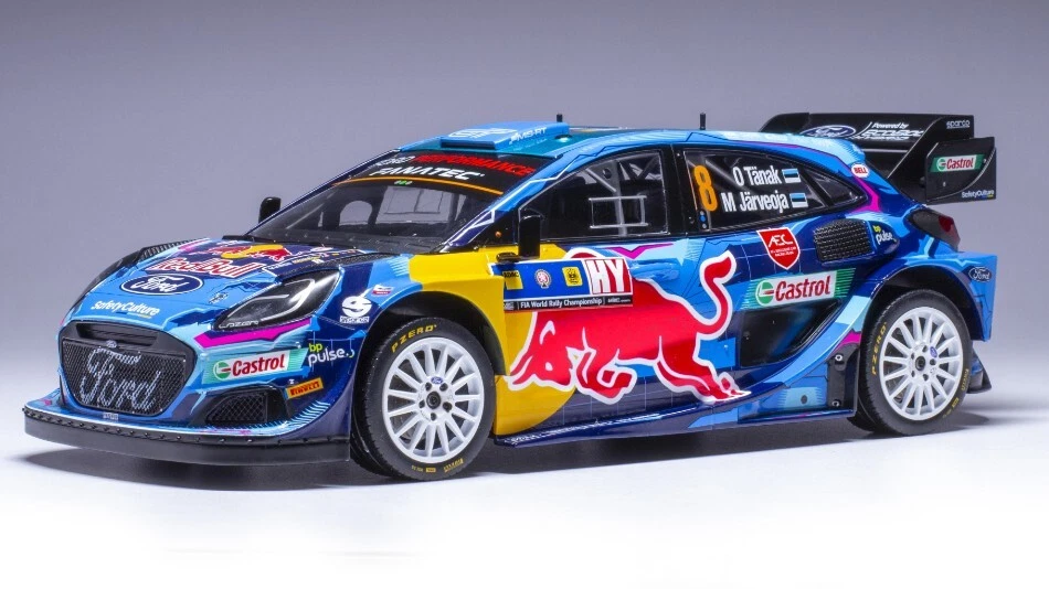 Ixo Model FORD PUMA WRC N.8 CENTRAL EUROP.RALLY 2023 TANAK-JARVEOJA 1:18 - Immagine 1 di 1