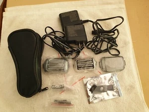 Panasonic Arc 5 Afeitadora Piezas y Accesorios Bolsa de Viaje, Cortador de Lámina, Cargador - Imagen 1 de 21