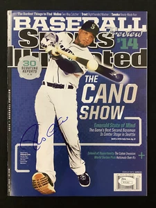 Robinson Cano Signed Sports Illustrated 3/31/14 No Label M's Baseball Auto JSA - Picture 1 of 4