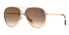 JIMMY CHOO TRINY/S J5G JL Sunglasses Gold Frame Gold Brown Lenses 59mm