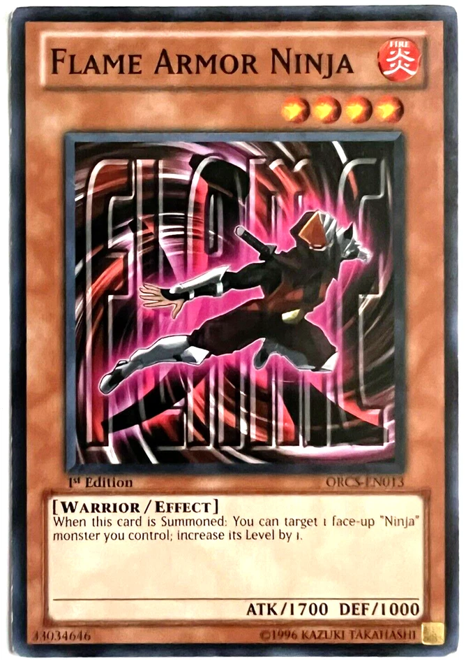 YuGiOh! - Flame Armor Ninja - Common - Image 1 of 1