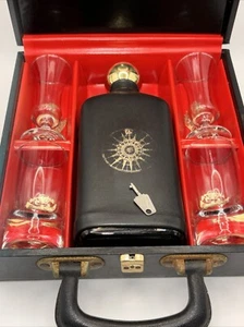 Boxed Decanter Carafe & Drinks Glasses & Key Phillip Skandetui Malmo Sweden VTG - Picture 1 of 14