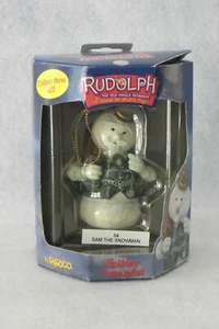 SAM EL MUÑECO DE NIEVE con adorno paraguas Enesco Rudolph Isla de juguetes inadaptados 880485 - Imagen 1 de 1