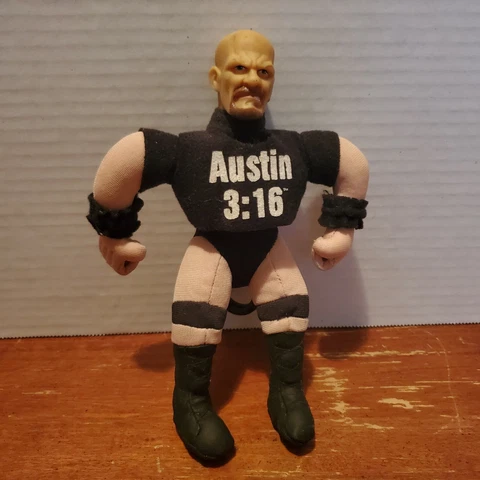 Stone Cold Steve Austin 1999 WWF WWE Mini Wrestling Buddy Keychain AEW WWF WWE Cover