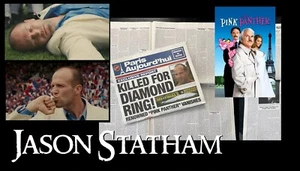 PINK PANTHER 2006: Periódicos de utilería completa de Jason Statham usados en producción - Imagen 1 de 16