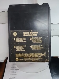 SEALS & CROFTS GREATEST HITS VINTAGE RARE 8 TRACK TAPE 1975 - Foto 1 di 5