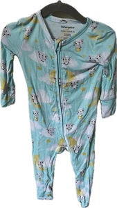 Posh Peanut Fisher Price Lamb Double Zip Convertible Baby Romper Unisex 6-9month - Picture 1 of 6