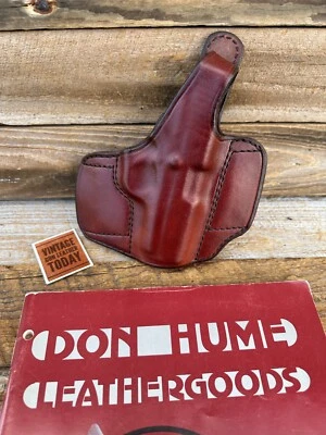 Vintage Don Hume Brown Leather H721 OWB Holster For KAHR P9  Right - Image 1 of 2