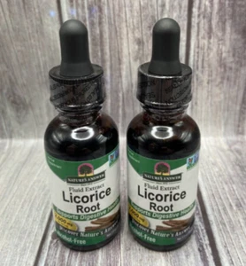 4 Pack Nature's Answer Licorice Root Herbal Supplement Supports Digestive Health - Picture 1 of 4