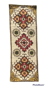 Vintage traditioneller schwedischer Wandteppich Wandhänger 98x36cm-215 - Bild 1 von 9