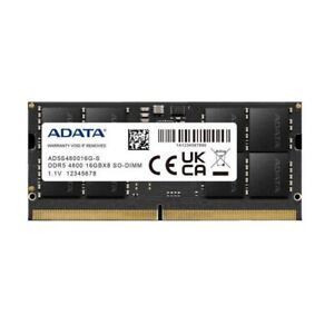 O-Adata 16GB(1x 16GB) DDR5 4800MHz SO-DIMM Memory Module 262-Pin, CL40, 1.1v RAM