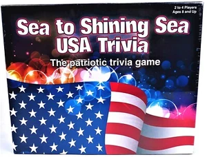 Sea To Shining Sea USA Trivia The Patriotic Trivia Game NEW Factory Sealed - Picture 1 of 4