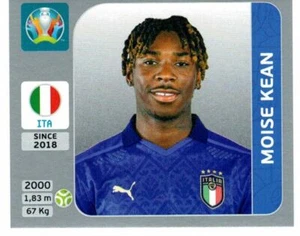 PANINI UEFA EURO 2020 PEARL SWISS EDITION FIGURINA N. 31 MOISE KEAN (ITALY) - Picture 1 of 3