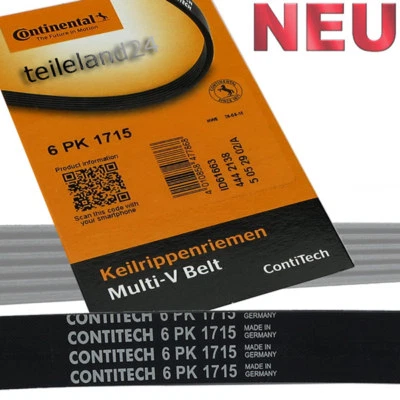 NEU Continental 6PK1715 Keilrippenriemen Rip Sync Belt Multi V Belt Contitech