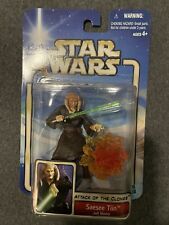 STAR WARS Attack of the Clones SAESEE TIIN Jedi Master 3.75" Action Figure NIB