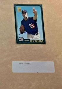 Mike Bynum San Diego Padres autographed baseball card  2001 Topps Traded - Picture 1 of 1