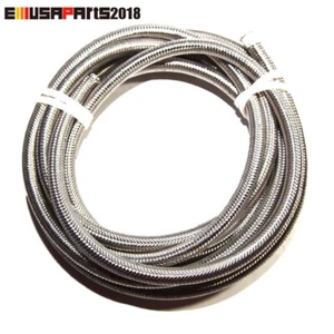 EMUSA Universal AN4/AN6/AN8/AN10 Manguera de Combustible Trenzada Línea de Gas de Acero Inoxidable - Imagen 1 de 3