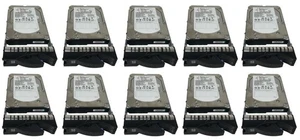 Job lot of 10 IBM 300GB 15K 3.0Gbps 3.5" SAS Hard Drive 43X0802 - Afbeelding 1 van 6
