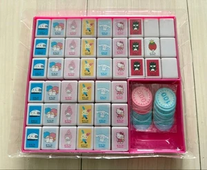Sanrio Chara de Pon Hello Kitty Cinnamoroll My Melody juguete mahjong Japón limitado - Imagen 1 de 24