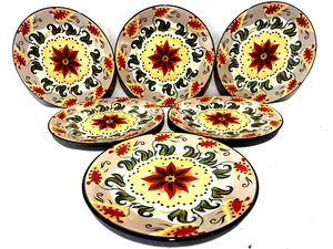 Tabletops Gallery Odessa Set Of 6 Salad Plates 8 1/2" - Picture 1 of 2