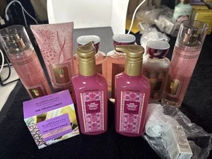 Bath & Body Works PINK PINEAPPLE SUNRISE 11 PC Lot Mist + Cream + Soap + Lotion - Picture 1 of 12
