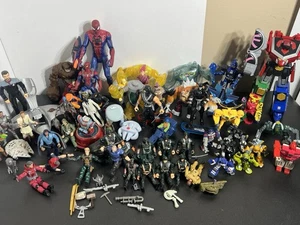 LOT Of 60+ Collectibles Toy Figurines Lenard Star Wars Transformes DC And More - Picture 1 of 12