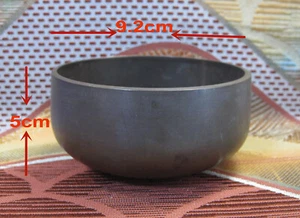 Original Usado. Campana Budista Japonesa. Cuenco Cantor. Campana Budista Cobre. 152g 9,2 cm - Imagen 1 de 11