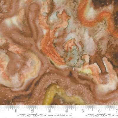 DESERT OASIS 3 yards MODA Fabric Create Joy quilting rust geode rocks 39765-13 - Image 1 of 2