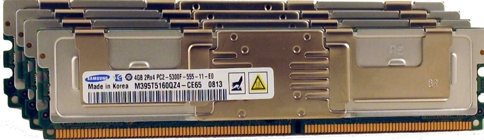 16GB(4X4GB) FOR HP WORKSTATION XW6400 XW6600 XW8400 XW8600 PROLIANT WORK. XW460C - Image 1 of 1