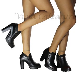 Scarpe Donna Francesine Tacco alto n°36 37 38 39 40 art 8682 - Foto 1 di 5