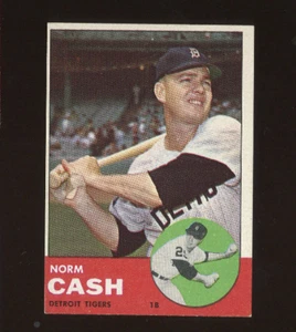 1963 Topps Baseball #445 Norm Geldkarte - EX #3844 - Bild 1 von 1