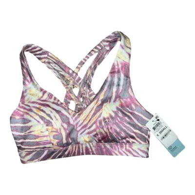 Sujetador deportivo ID Ideology Tropic Fusion para mujer con tiras de bajo impacto XS NUEVO CON ETIQUETAS Foto 1 de 4