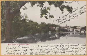 Stoughton, WIS., The Mill Pond- 1907 - Picture 1 of 2