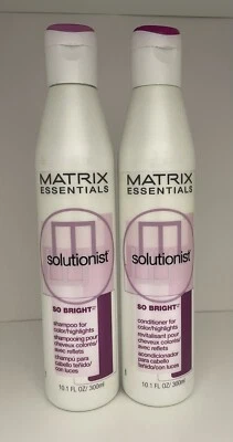 Xampu e condicionador Matrix Solution So Bright Color 10,1 oz - Imagem 1 de 4