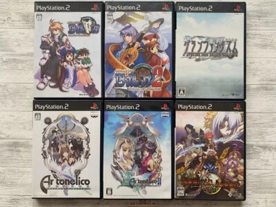 SONY PS2 Eternal Mana 1 2 & Grand Fantasm & Ar Tonelico 1 2 & Rebirth Moon set - Image 1 of 4