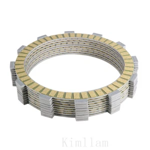 Clutch Friction Plate Kit for Kawasaki ZX1000 ZX-10 1988-1990 ZG1200 Voyager XII - Picture 1 of 8
