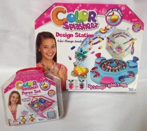 Color Splasherz color change Jewelry Design Station Purse craft play set - Picture 1 of 7