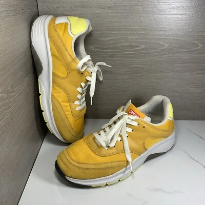 Zapato Retro Camper Drift Sporty Silhouette Inspirado Años 90 Amarillo Blanco 42 EE. UU. 10.5 Foto 1 de 4