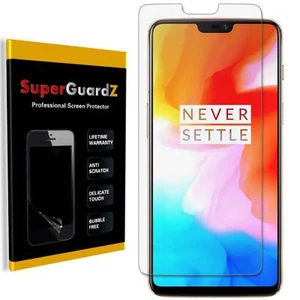 8X SuperGuardZ Clear Screen Protector Guard Shield Film Saver For OnePlus 6 - Picture 1 of 8