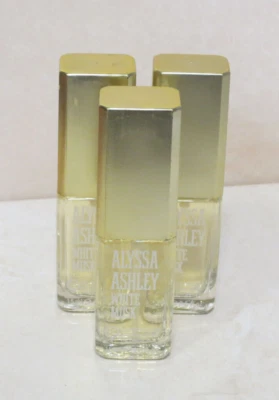 WHITE MUSK BY ALYSSA ASHLEY EAU DE TOILETTE SPRAY EDT 0,5 OZ LOTE DE 3 - Imagem 1 de 2