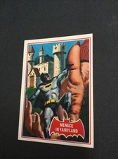 1989 Topps Batman Deluxe Reissue Edition Red Bat Menace in Fairyland #43A
