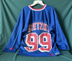 Wayne Gretzky 99 Jersey Ranger Mens Medium Starter NHL Hockey Eastern - Bild 1 von 4